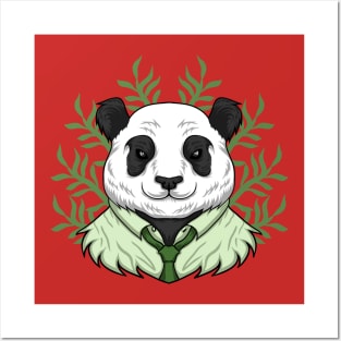 Panda Work Illustration Posters and Art